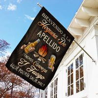 Personalized Outdoor Decor Firepit Spanish Hoguera Flag JR142 95O34 thumb 1