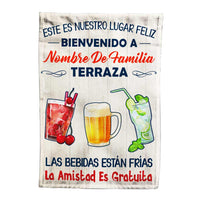 Personalized Backyard Deck Gardening Spanish Flag JR142 26O57 thumb 1