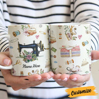 Personalized Sewing Therapy Mug JR65 81O47 thumb 1