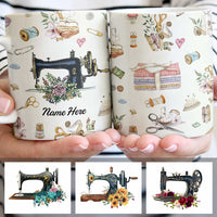 Personalized Sewing Therapy Mug JR65 81O47 thumb 1
