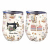 Personalized Sewing Therapy Wine Tumbler JR65 81O47 1