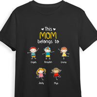 Personalized Mom Belongs T Shirt JR142 81O34 thumb 1