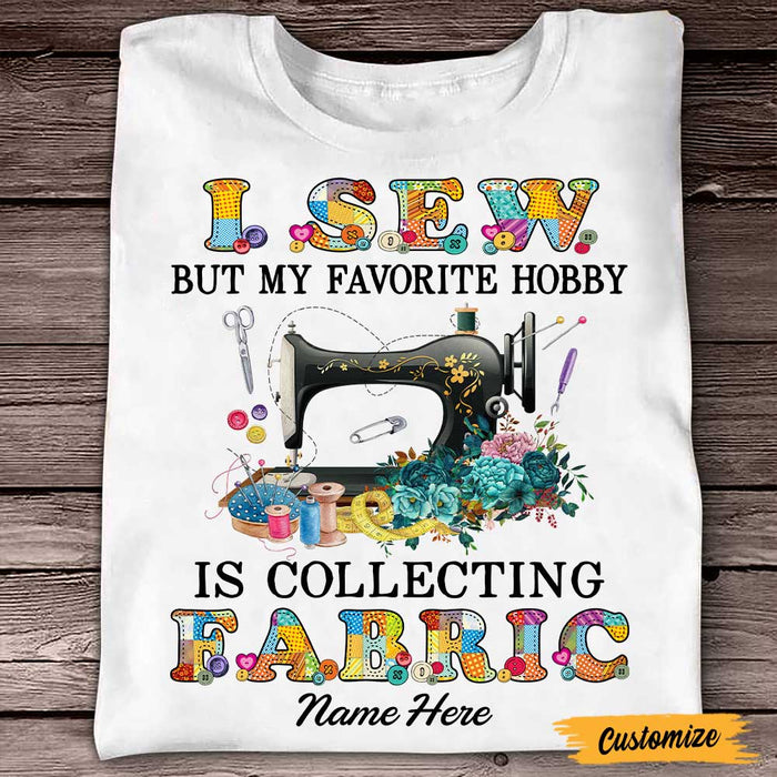 Personalized Sewing Collecting Fabric T Shirt JR148 30O47 1