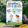 Personalized Grandma Love Bugs Gardening Garden Outdoor Metal Sign JR141 85O57 1