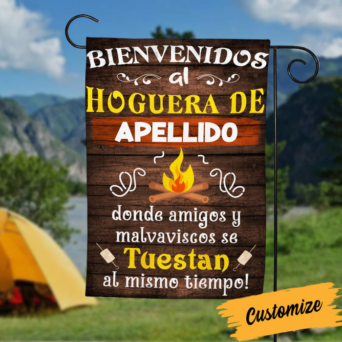 Personalized Fire Pit Backyard Hoguera Patio Trasero Spanish Flag DB314 87O36 1