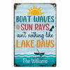 Personalized Lake Days Garden Metal Sign JN271 87O34 1