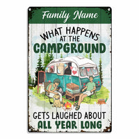 Personalized Camping  Garden Metal Sign JN272 87O34 thumb 1