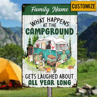 Personalized Camping  Garden Metal Sign JN272 87O34 thumb 1