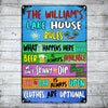 Personalized Lake House Rules Gardening Metal Sign AG181 87O34 1