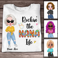 Personalized Mom Grandma T Shirt JR173 30O58 thumb 1