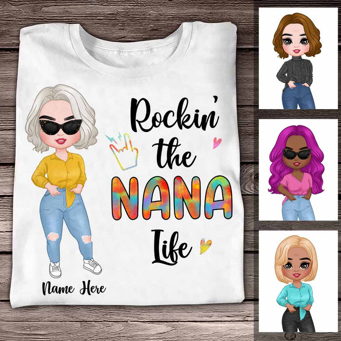 Personalized Mom Grandma T Shirt JR173 30O58 1