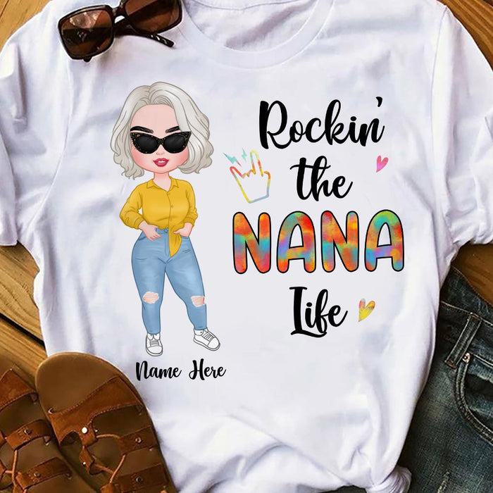 Personalized Mom Grandma T Shirt JR173 30O58 1
