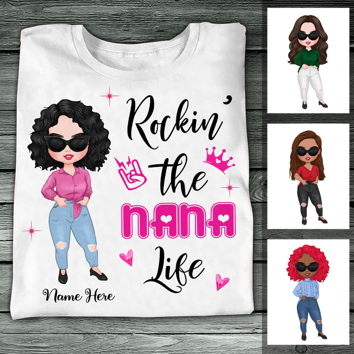 Personalized Mom Grandma T Shirt JR149 30O23 1