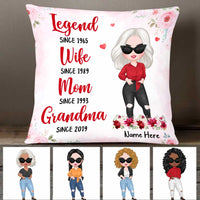 Personalized Mom Grandma Pillow JR171 30O47 thumb 1