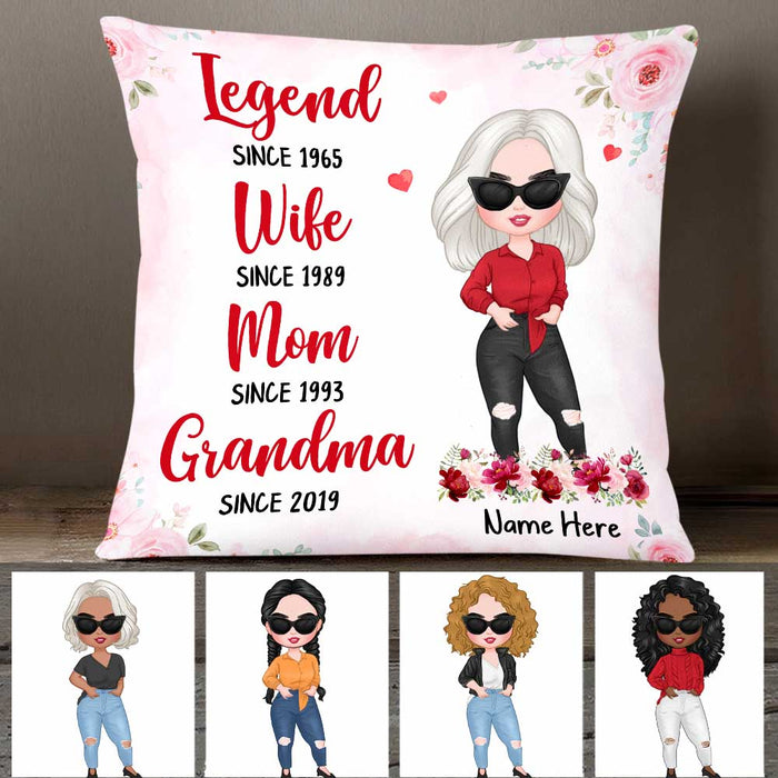 Personalized Mom Grandma Pillow JR171 30O47 1
