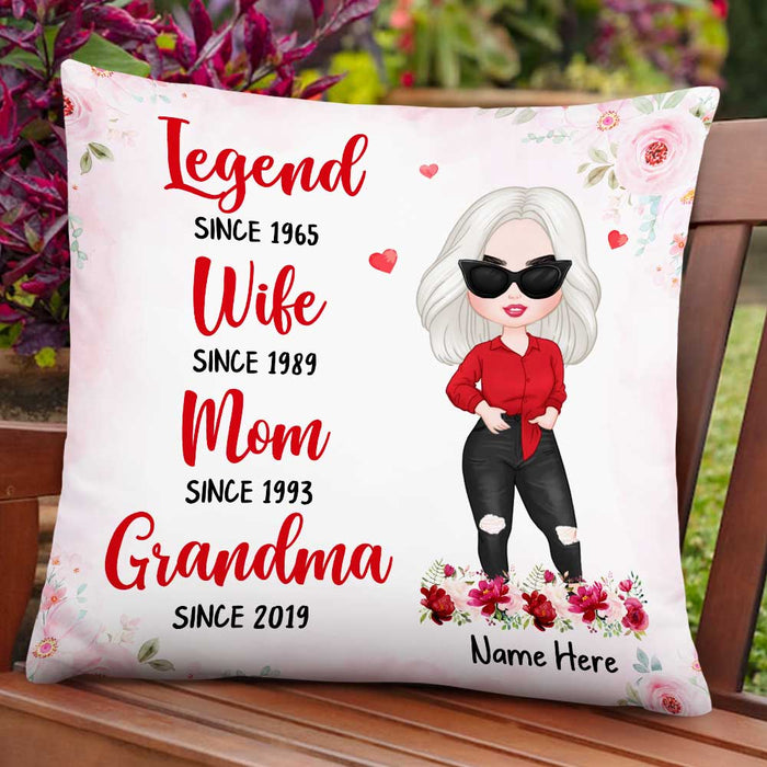 Personalized Mom Grandma Pillow JR171 30O47 1