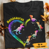 Personalized Dinosaur Mom Grandma Mamasaurus Nanasaurus T Shirt JR147 95O23 1