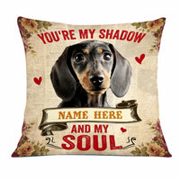 Personalized Dog Photo My Shadow My Soul Pillow JR156 95O23 thumb 1