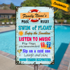 Personalized Pool Rules Metal Sign JR149 26O24 1
