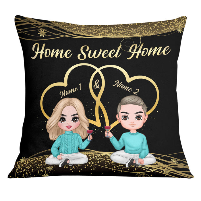 Personalized Couple Icon Pillow JR1712 23O25 1