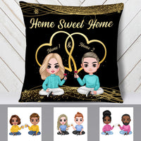 Personalized Couple Icon Pillow JR1712 23O25 thumb 1