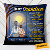 Personalized Grandson Hug This Pillow JR176 23O53 1