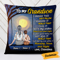 Personalized Grandson Hug This Pillow JR176 23O53 thumb 1
