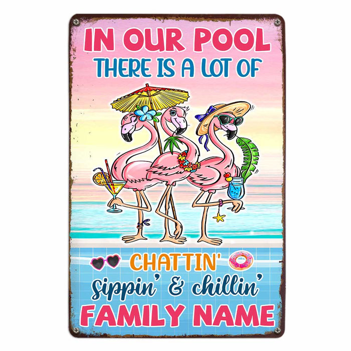 Personalized Pool Metal Sign JR177 23O47 1
