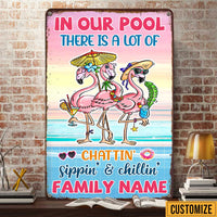 Personalized Pool Metal Sign JR177 23O47 thumb 1