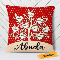 Personalized Spanish Grandson Granddaughter Son Daughter Mom Grandma Abuela Pillow JR206 23O23 thumb 1
