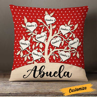 Personalized Spanish Grandson Granddaughter Son Daughter Mom Grandma Abuela Pillow JR206 23O23 thumb 1