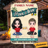 Personalized Pool Bar Couple Metal Sign JR175 24O32 1