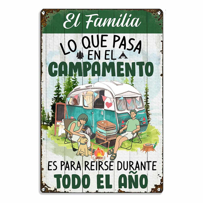 Personalized Camping Garden Cámping Metal Sign JR151 87O34 1