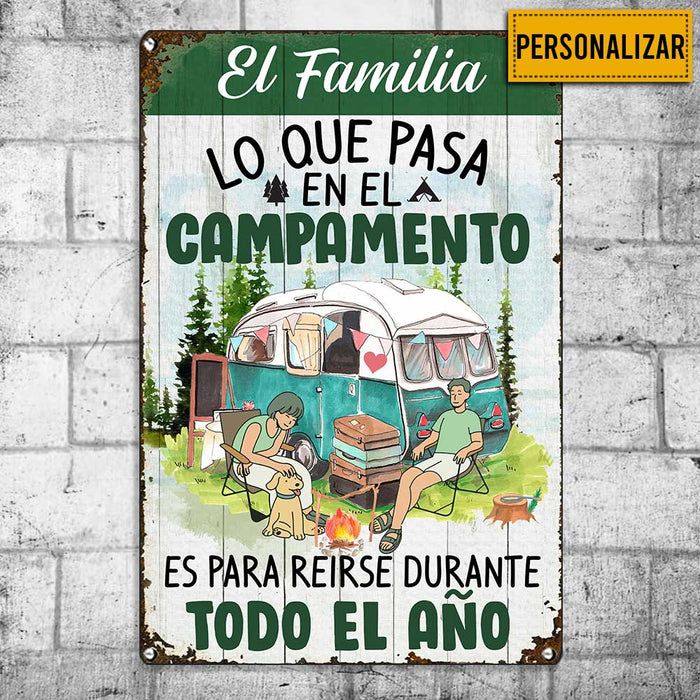 Personalized Camping Garden Cámping Metal Sign JR151 87O34 1