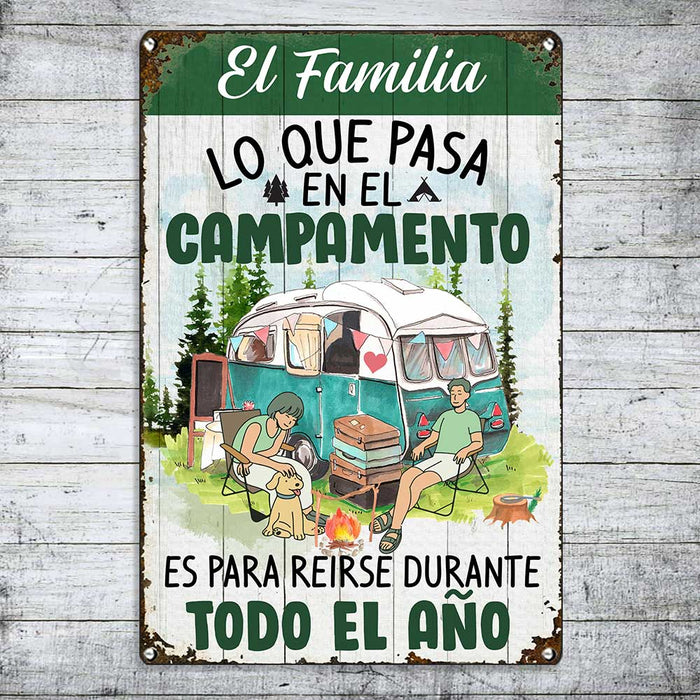 Personalized Camping Garden Cámping Metal Sign JR151 87O34 1