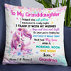 Personalized Unicorn Granddaughter Pillow JR201 24O23 1