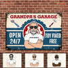Personalized Dad Grandpa Garage Metal Sign JR174 24O23 1