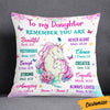 Personalized Unicorn Daughter Granddaughter From Mom Grandma Pillow JR153 95O36 1