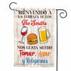 Personalized Deck Sipping Grilling Chilling Spanish Flag JR152 30O34 1