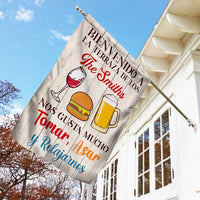 Personalized Deck Sipping Grilling Chilling Spanish Flag JR152 30O34 thumb 1