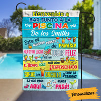 Personalized Piece Of Paradise Pool Bar Spanish Flag JR153 24O53 thumb 1