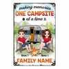 Personalized Camping Couple Outdoor Spanish Metal Sign JR156 24O34 1