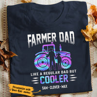 Personalized Tractor Farmer Dad Cooler T Shirt JL282 67O36 thumb 1
