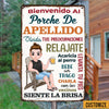 Personalized Decor Backyard Family Outdoor Spanish Patio Metal Sign JR157 24O47 1