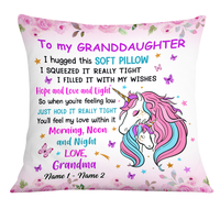 Personalized Unicorn Daughter Granddaughter Pillow JR1811 30O24 thumb 1