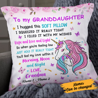 Personalized Unicorn Daughter Granddaughter Pillow JR1811 30O24 thumb 1