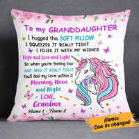 Personalized Unicorn Daughter Granddaughter Pillow JR1811 30O24 thumb 1