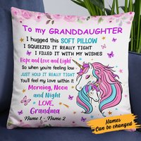 Personalized Unicorn Daughter Granddaughter Pillow JR1811 30O24 thumb 1