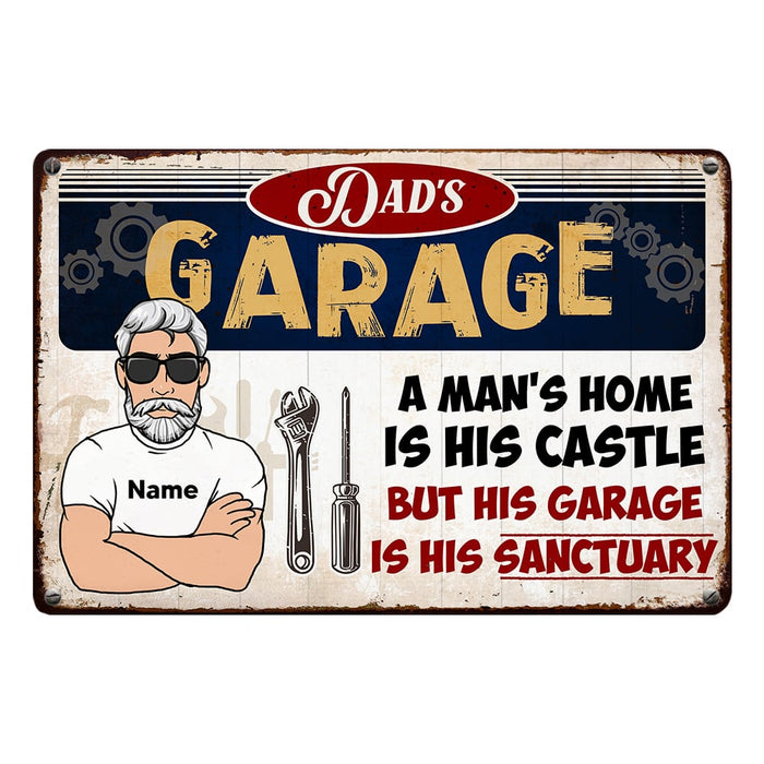 Personalized Garage Metal Sign JR178 30O53 1