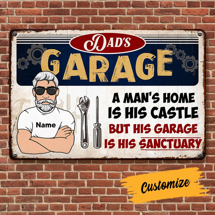 Personalized Garage Metal Sign JR178 30O53 1